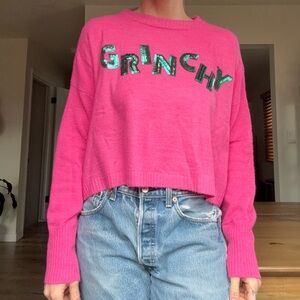 Judith march grinch Christmas sweater